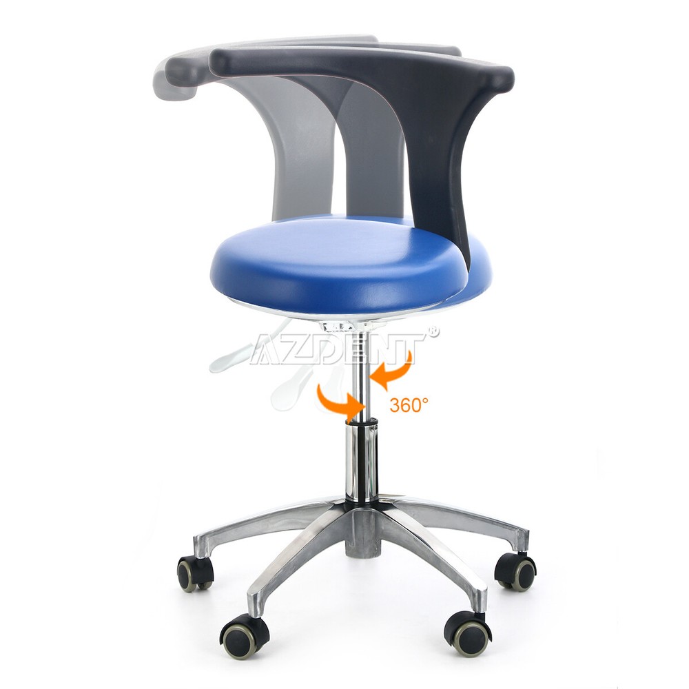 Dental Unit Chair Computer Controlled DC Motor PU Leather/Doctor Assistant Stool