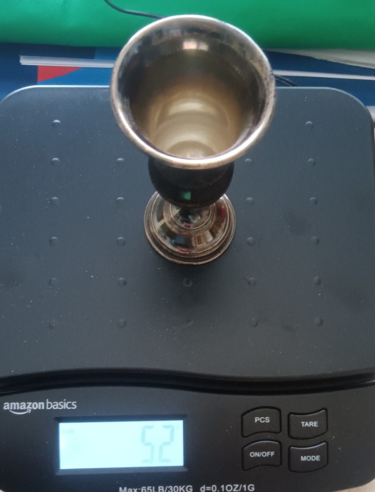 Vintage Sterling Silver Kiddush Cup