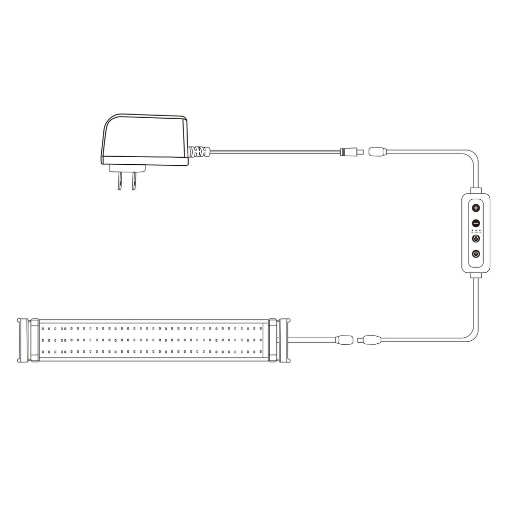 NICREW Aquarium Light Timer&Dimmer, Easy to Program Fish Tank Light Controller