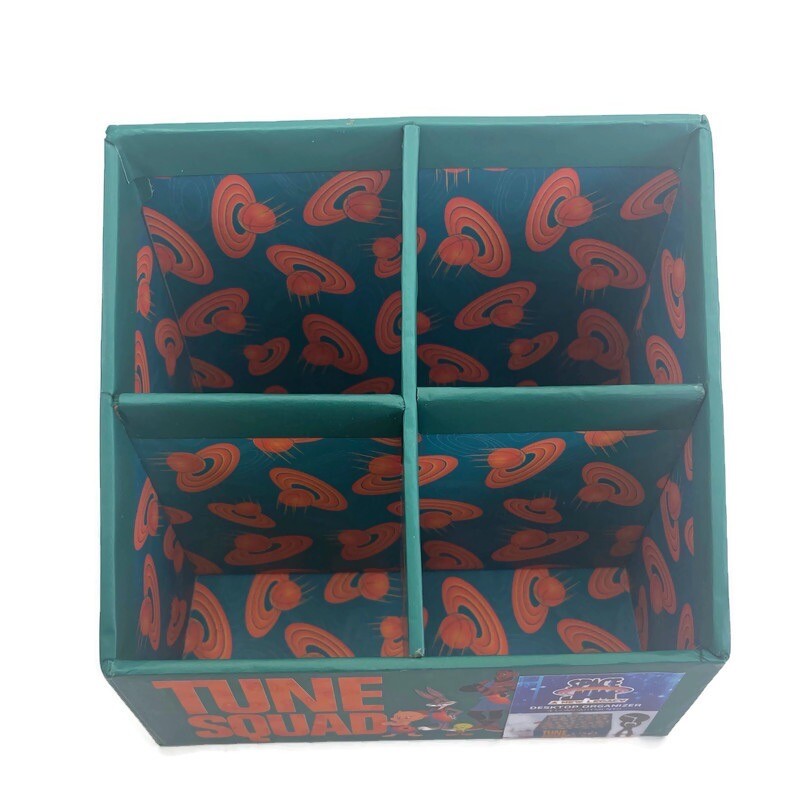 Edgeucational Publishing | Space Jam 2 Teal Desktop Organizer