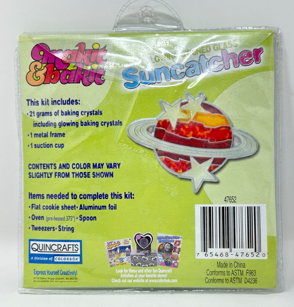 NOS Makit & Bakit Suncatcher Planet Saturn