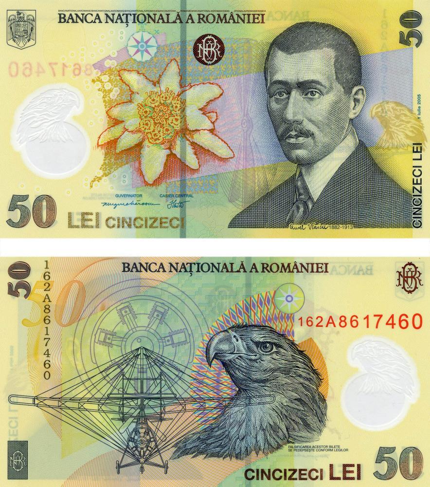 Romania 50 lei 2005 UNC (P120)