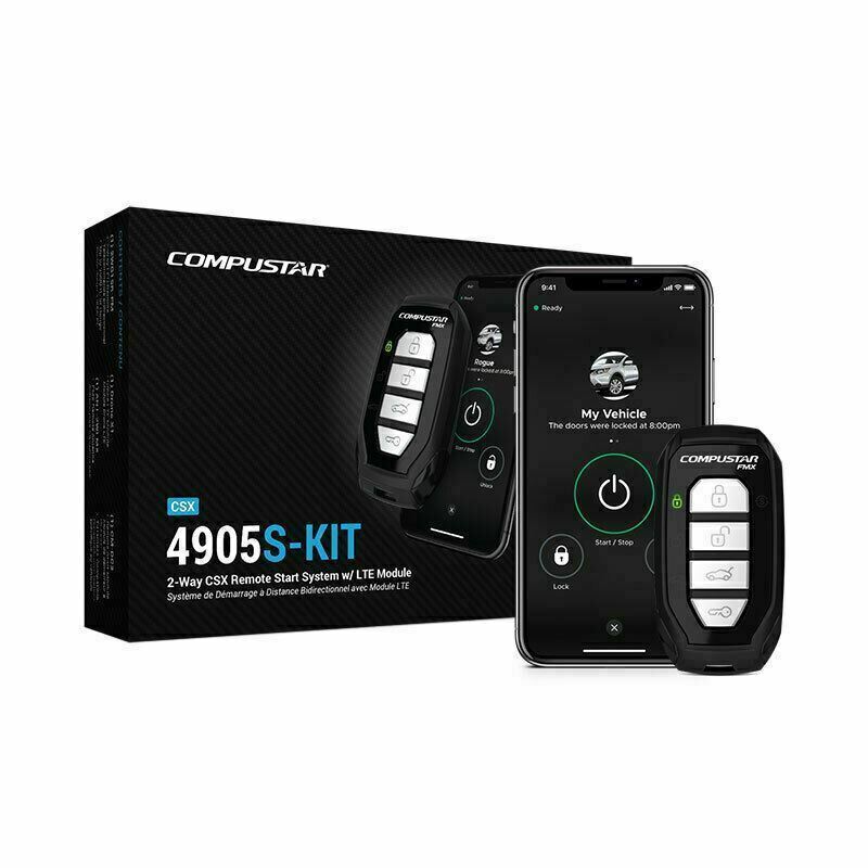 Compustar Firstech CSX4905-S KIT Remote Start + 2-Way Remote + Drone LTE Module