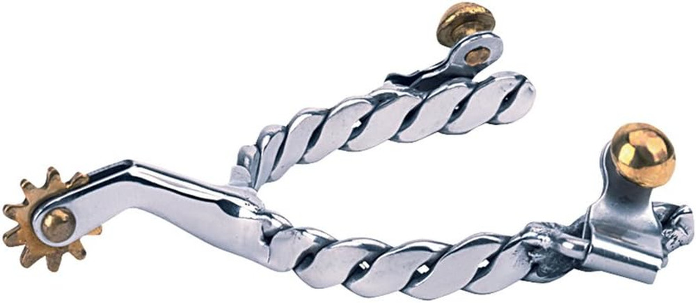 Men'S Roping Spur with Twisted Band