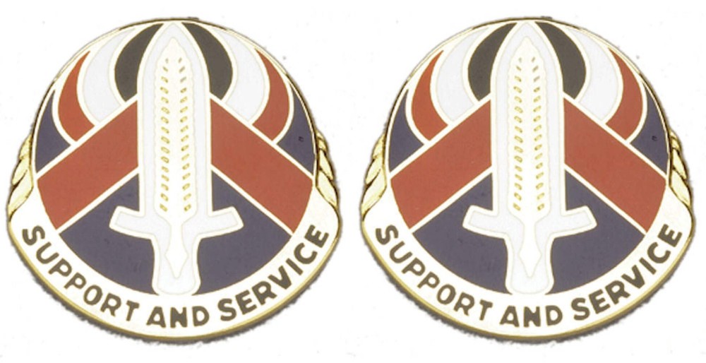 328th PERS SVCS BATTALION Distinctive Unit Insignia - Pair