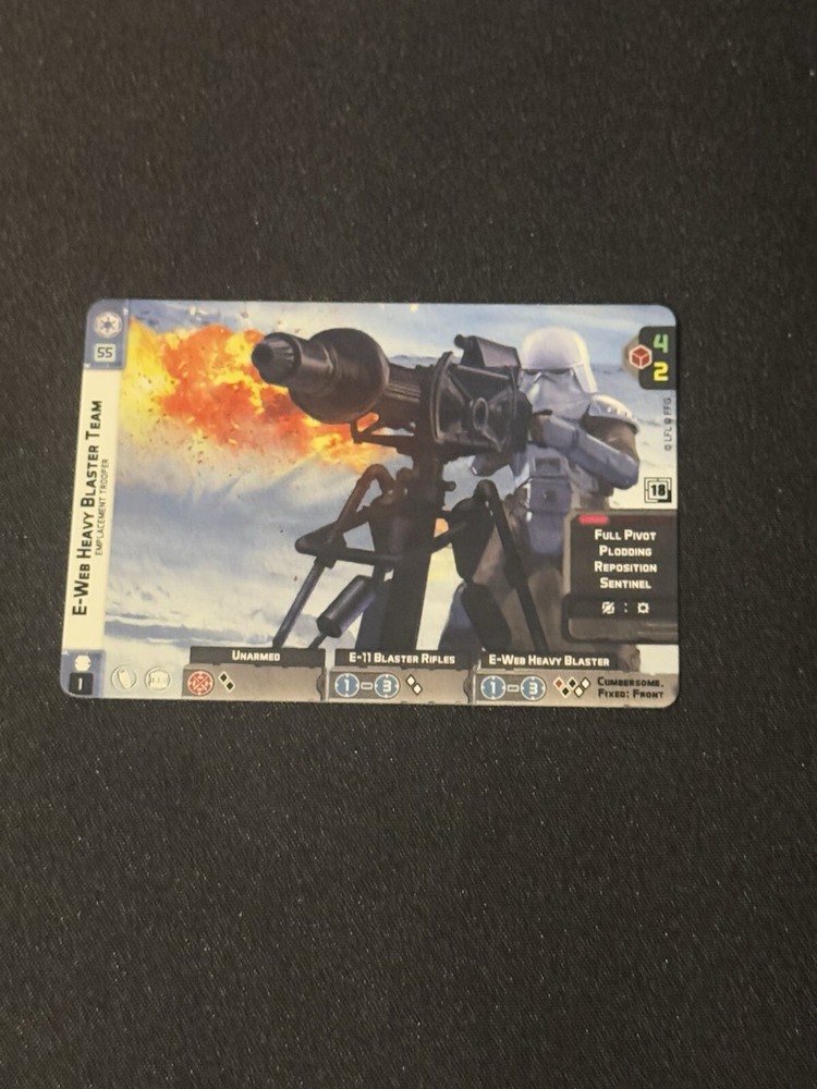 Star Wars Legion Promo E-WEB Heavy Blaster Team Card