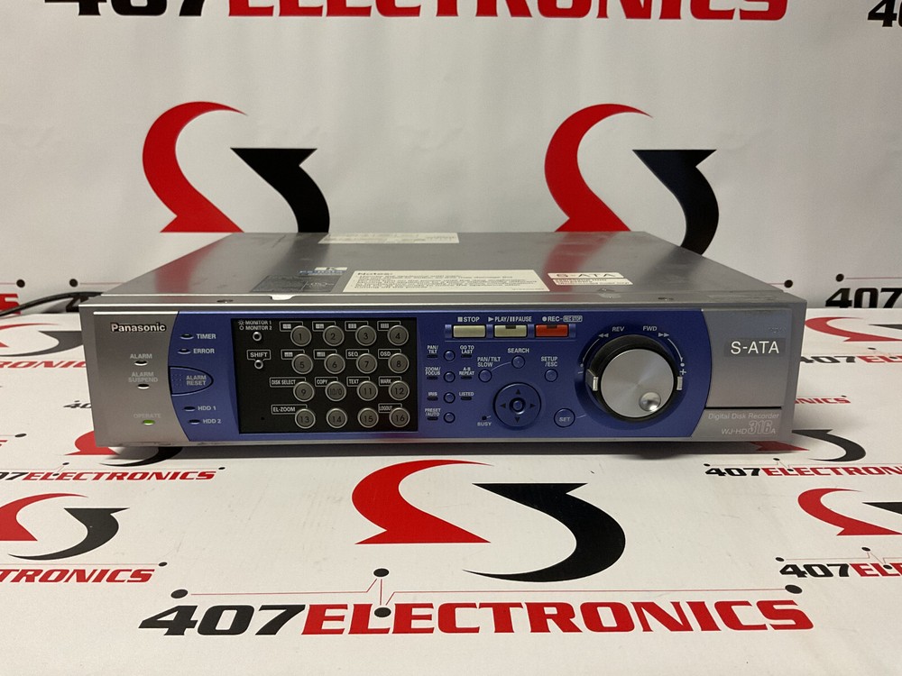 Panasonic Digital Disk Rec (WJ-HD316A) & Panasonic System Controller (WV-CU360C)