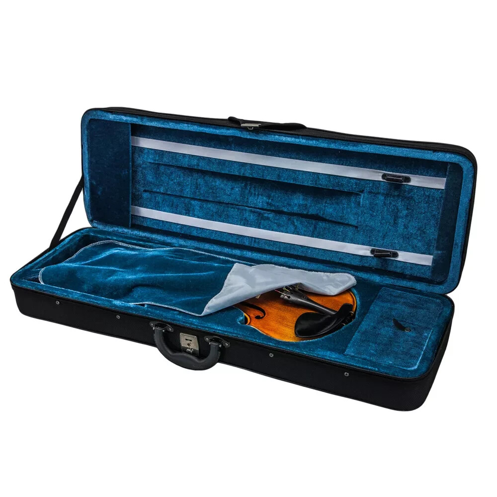 NEW Solid Wood Intermediate Plus 1/4 Violin VN302 w Oblong Case Bow Rosin String