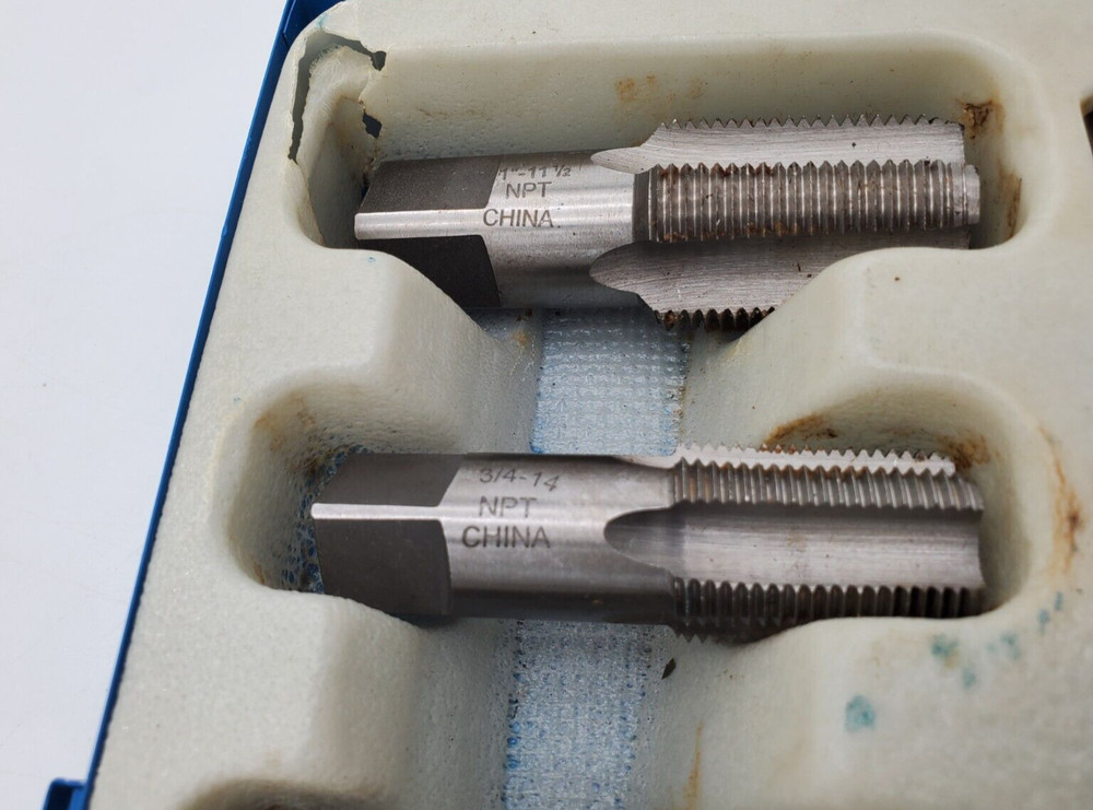 12 Piece NPT Carbon Pipe & Hexagon Pipe Die Set