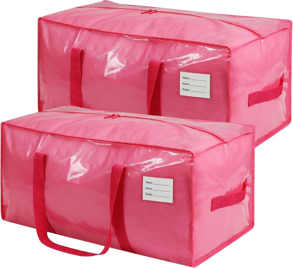 2 Pack Extra Heavy Duty Large Moving Bags with Comfortable Handle & Strong