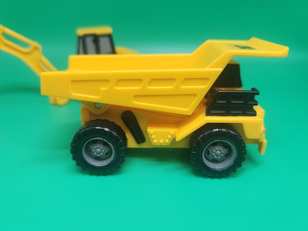 Toy State CAT Mini Machine Construction Caterpillar Excavator Digger Dump Truck