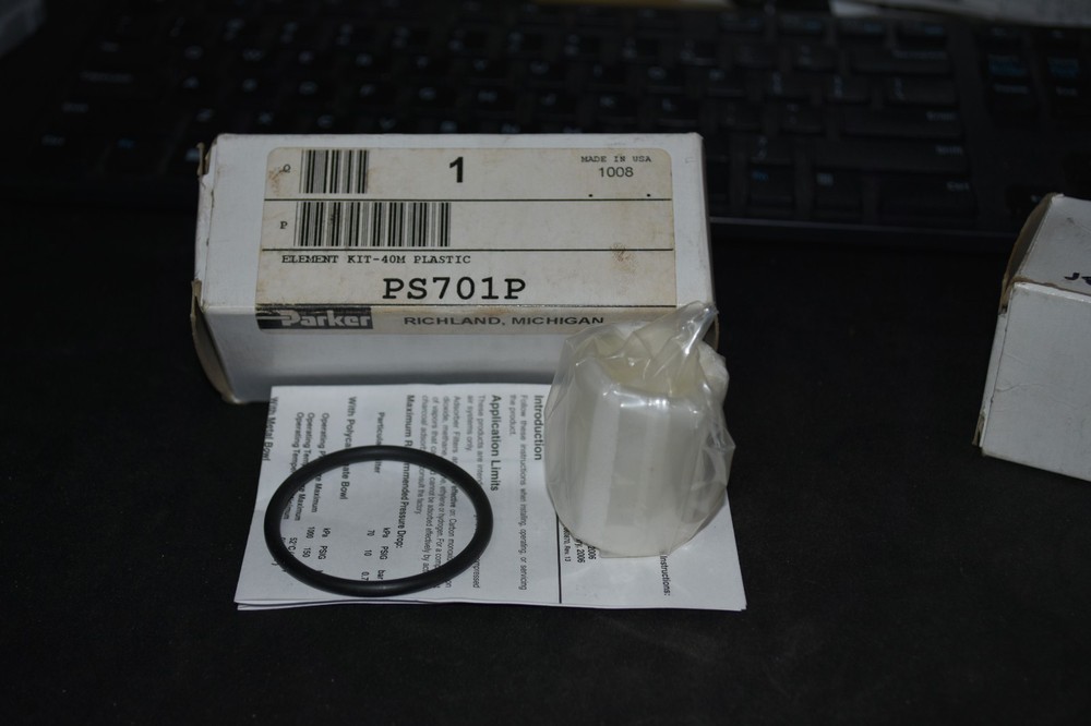 PARKER Filter Element Kit, 40 Microns PS701P