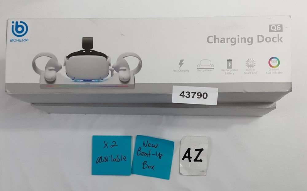 New, RGB AIOHERM Quest 2 VR Headset & Controller Charging Dock