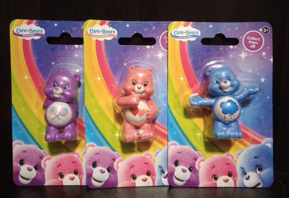 Care Bears Mini Figure Lot