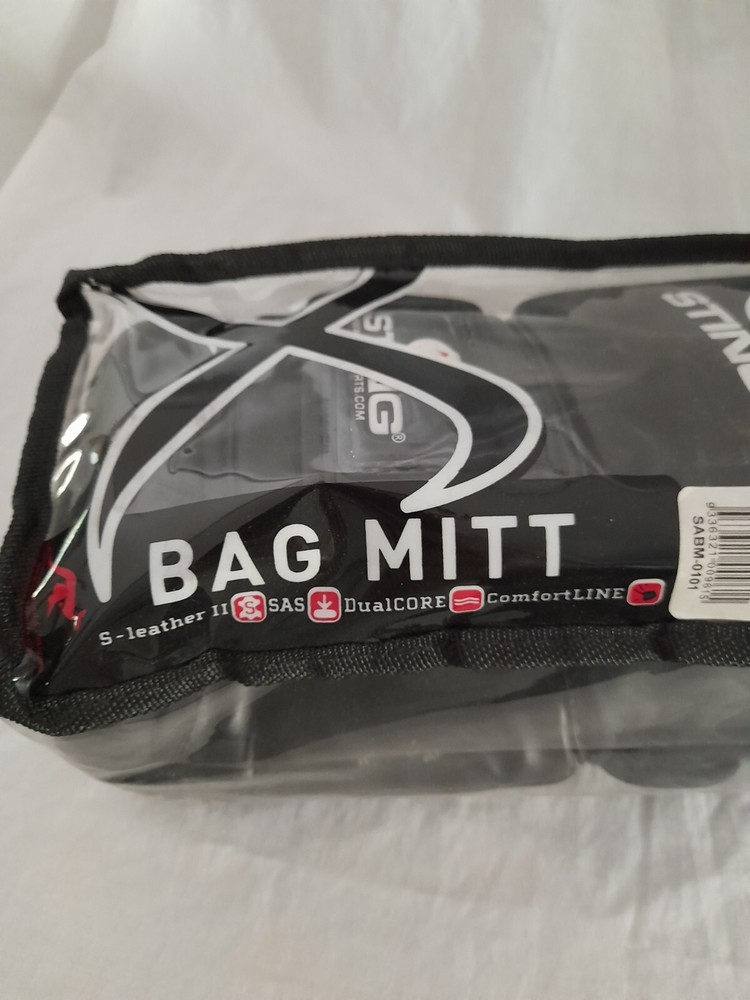 Sting Armalite Black Bag Mitt Boxing Gloves