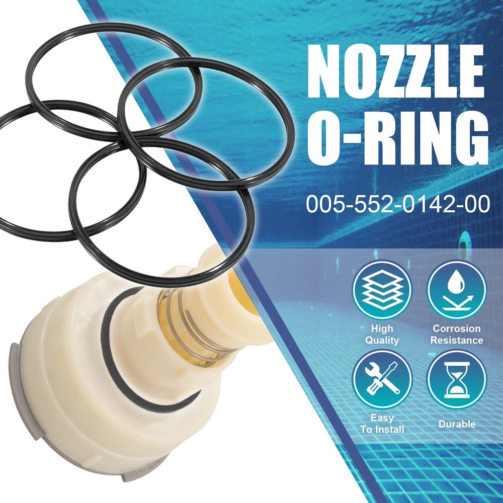 (4PCS) Nozzle O-Ring Rubber Gaskets 005-552-0142-00 for Paramount PCC2000