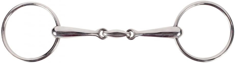 Lozenge Link Loose Ring Snaffle Bit - 16Mm Width
