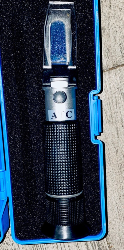 ATC Portable Handheld Refractometer with Case and Accessories