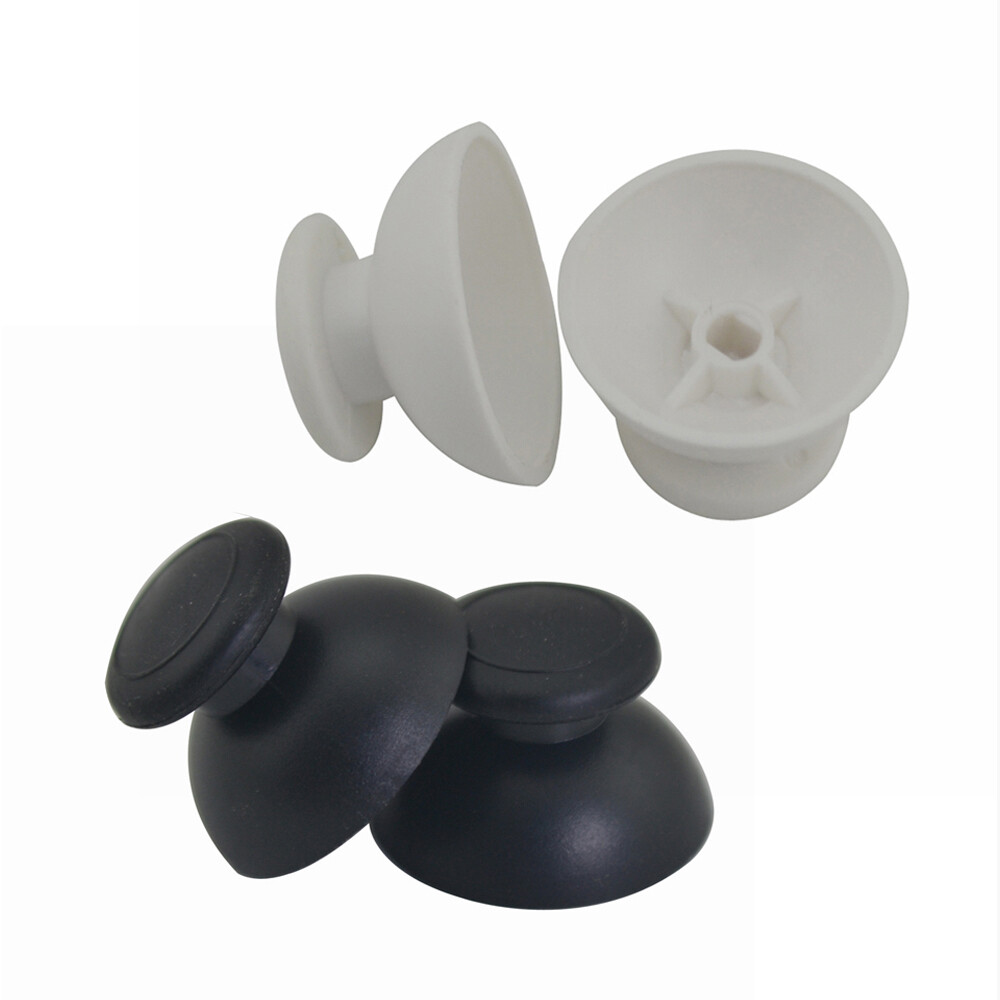 100pcs Thumbstick Joysticks Cap Shell Mushroom Caps for Wii Nunchuck Controller