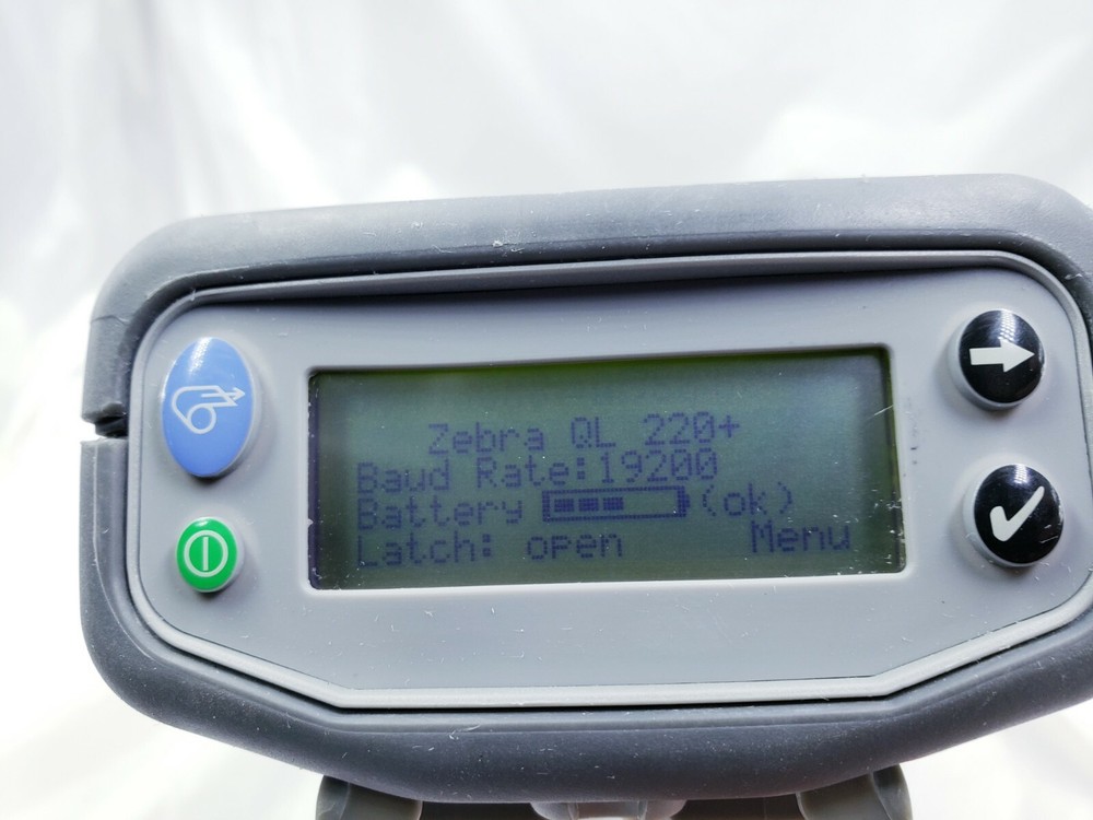 Zebra QL220 Plus Q2D-LUBA0000-00 Portable Barcode Label Bluetooth Printer QL220+