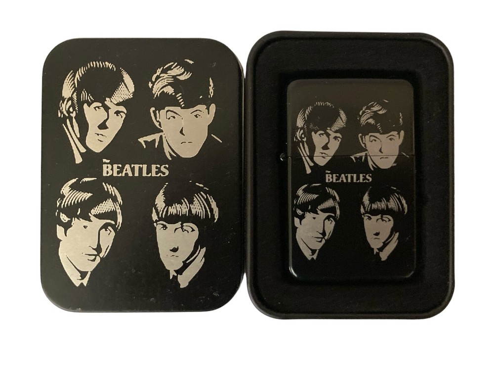 The Beatles Lighter Black Mate with Case
