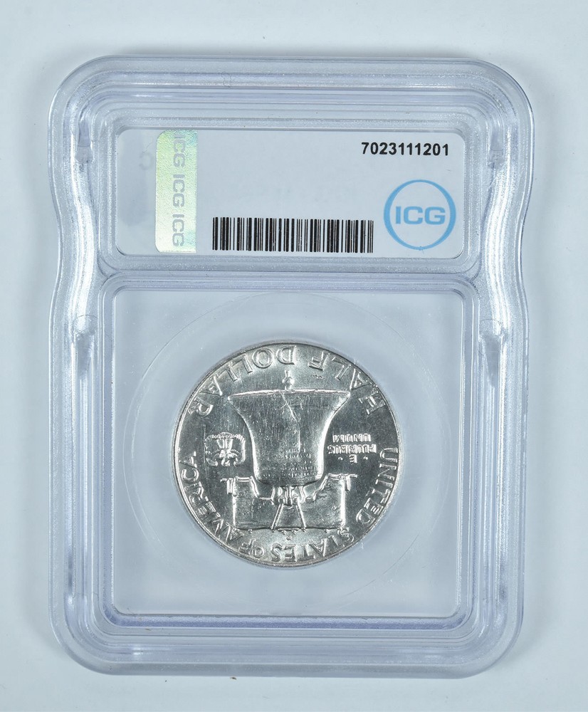 1957-D Franklin Half Dollar MS64 ICG