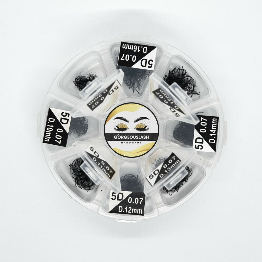 Mixed 5D Lashes. 1000 Premade Volume Fans. Eyelash extensions, Handmade!