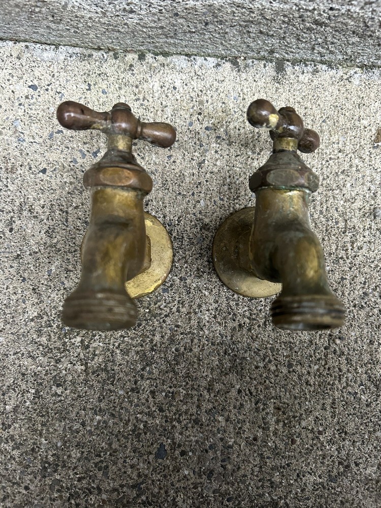 Vintage Brass Faucet Spouts
