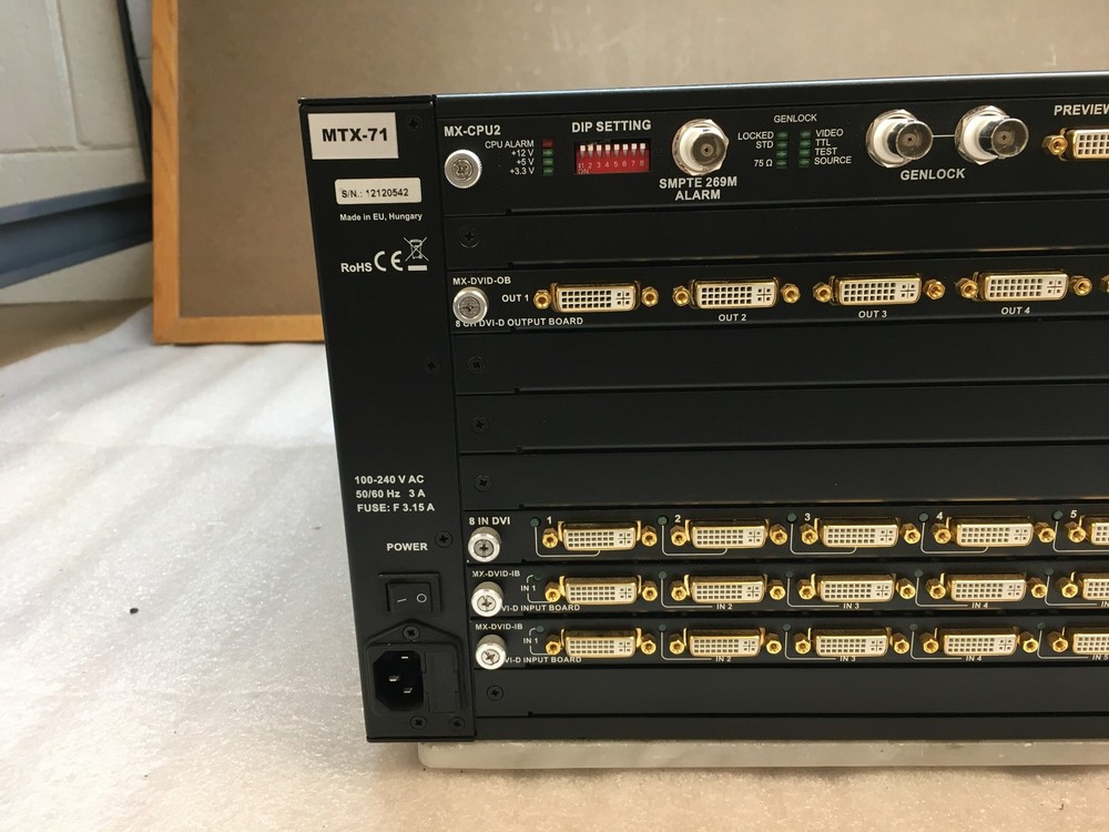 Lightware MX-FR33 visual engineering 33x33 Digital Matrix Router w/ Rack Ears