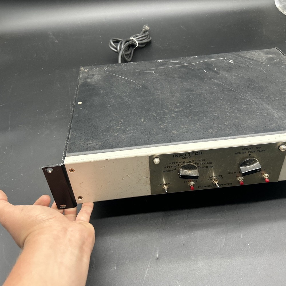 Vintage Untested As Is Info-Tech Model 100 Tri-Mode Converter.
