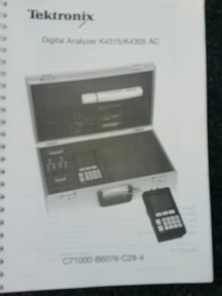 Tektronix Digital Analyzer Model K 4305 Powers Up Good