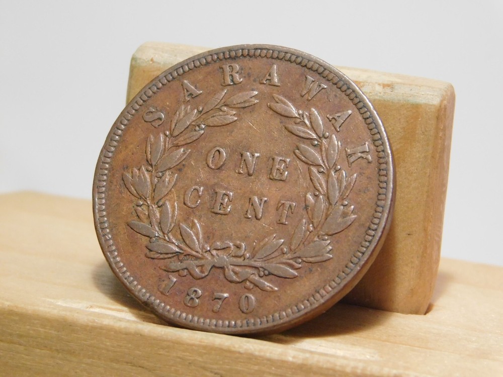 1870 Sarawak one cent