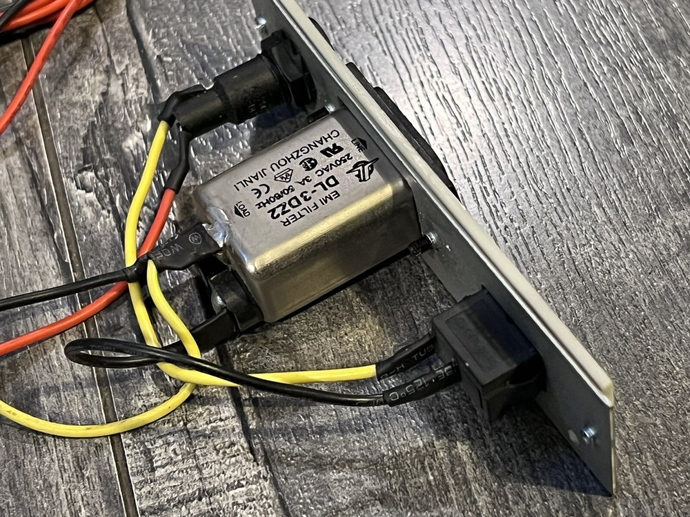 US Cutter plotter parts SC 1261 internal power cord and switch board replacement