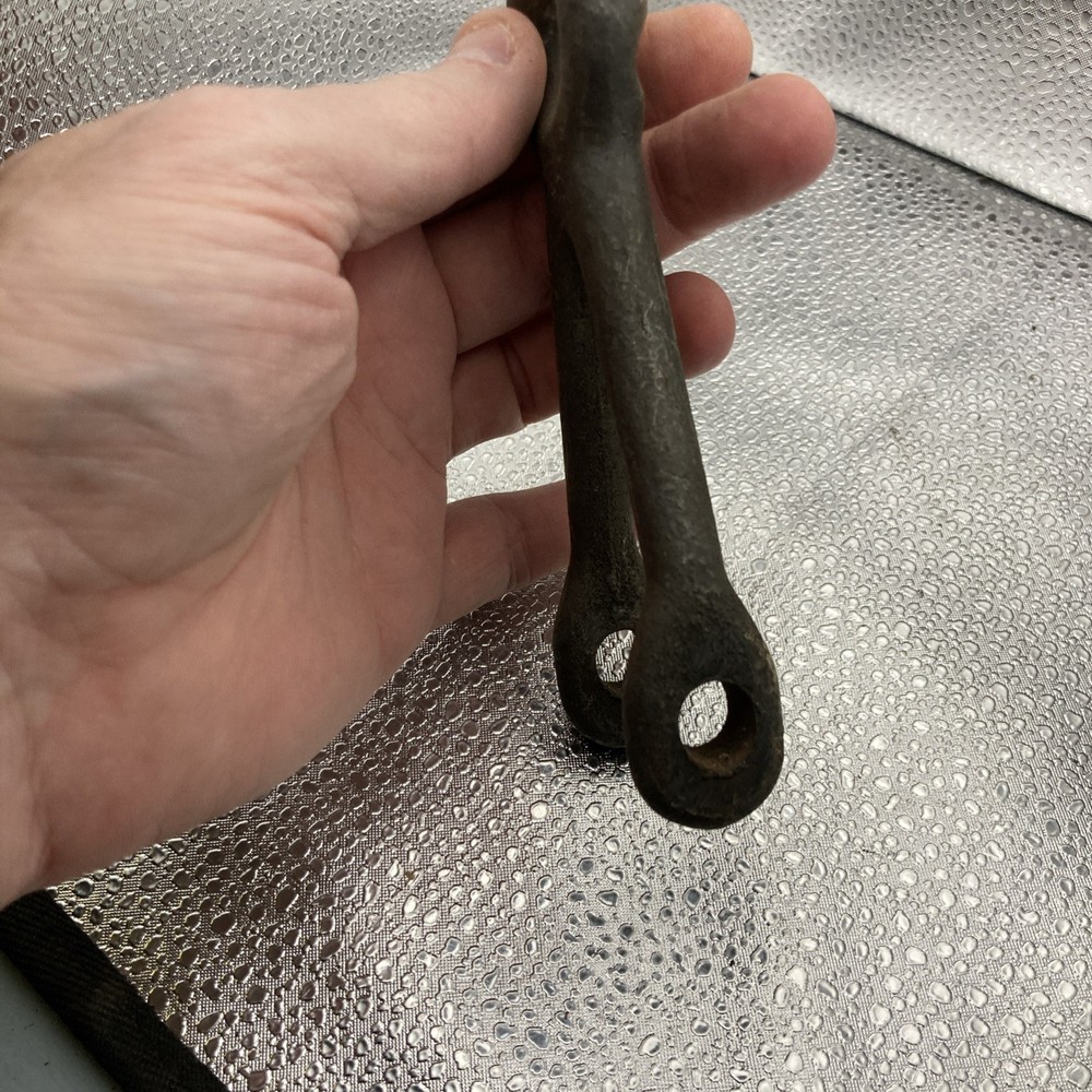Vintage Cast Iron Hitch Clevis. Marked A43