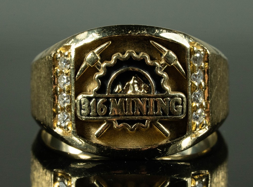 316 Mining Heritage Ring- Solid Gold Collector's Edition