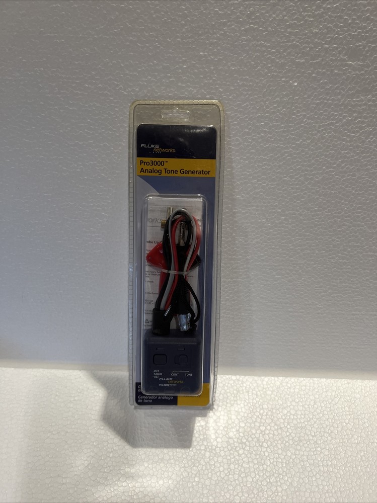 Fluke Networks 26200900 • Pro3000 Analog Tone Generator SEALED