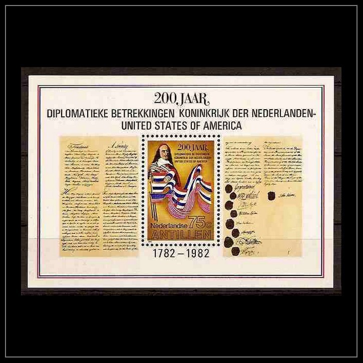 Netherlands - Dutch Antilles Issue 1982 (Blok 715) History