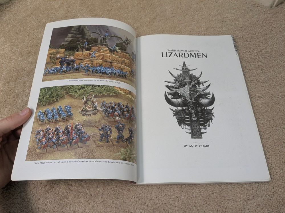Warhammer Armies Lizardmen Paperback Book