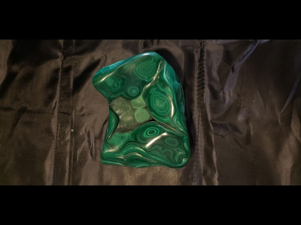 Polished Exceptional Botryoidal Malachite Freeform