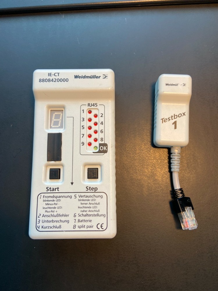 Weidmuller RJ-45 Data Cable Tester