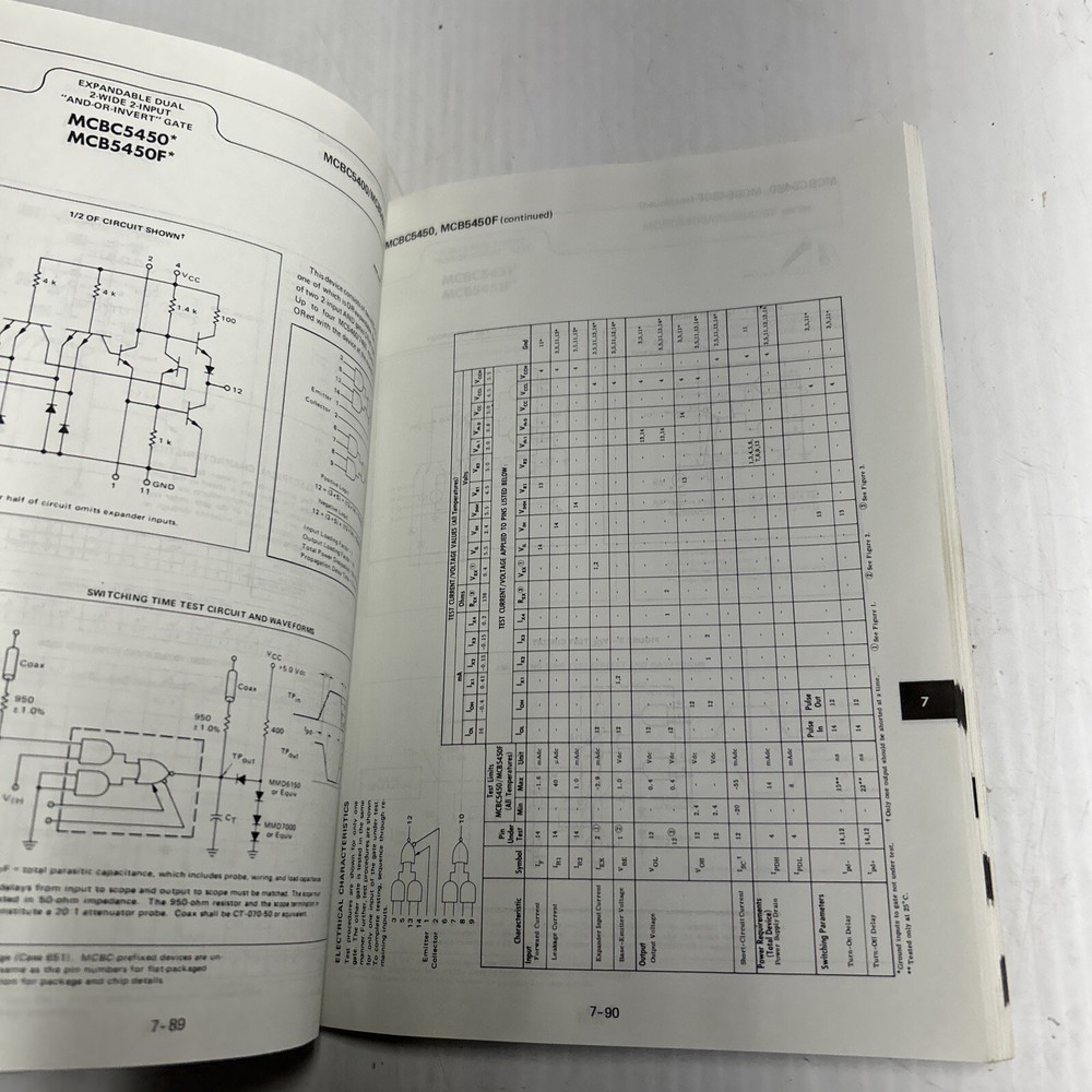 VINTAGE 1972 The Semiconductor Data Library by Motorola