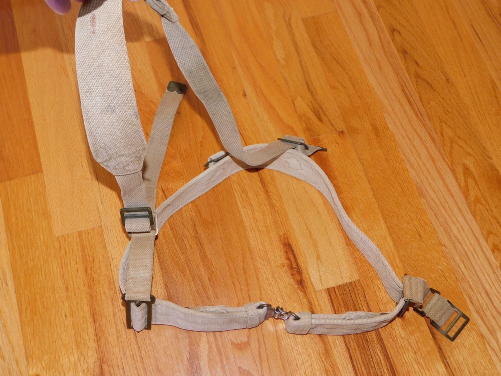 Vintage Military Sword Belt With Shoulder Strap