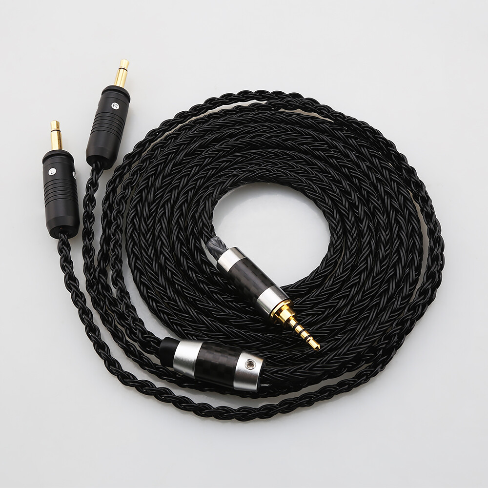 Silver Plated Headphone Cable For Clear Celestee NEW Focal ELEAR French Utopia