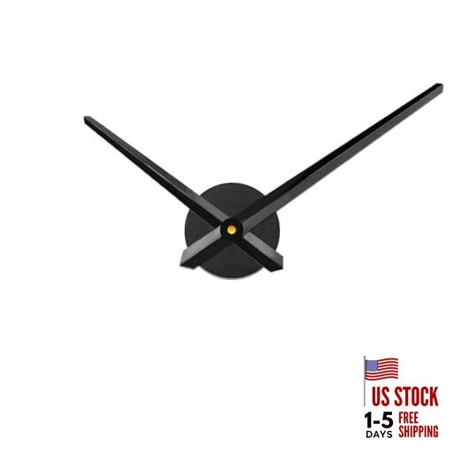 Large Wall Clock 3D Clock Hands with Clock Mechanism & Wall Sticker Wall