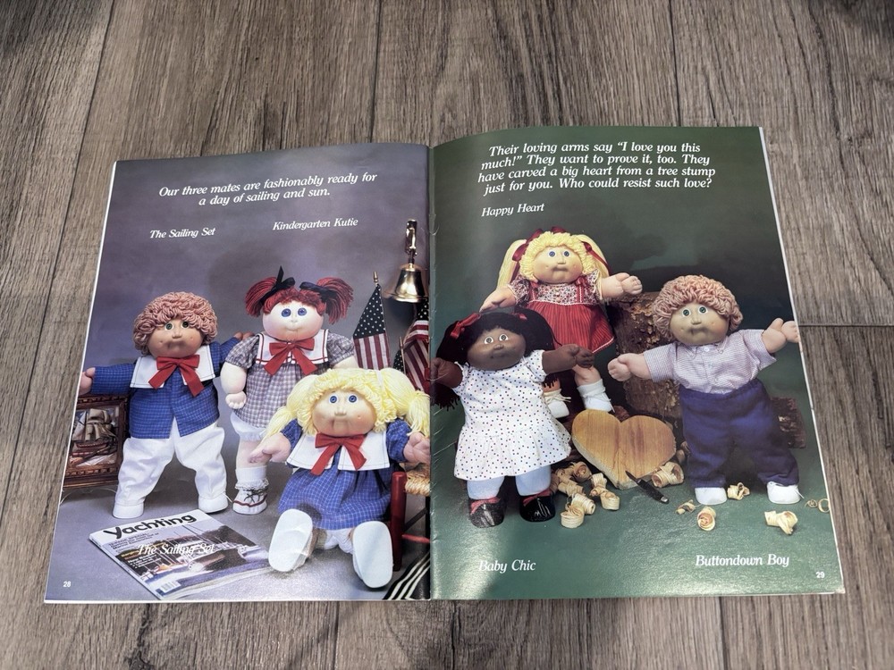 1984 cabbage patch kids designer clothes book with patterns For Sewing