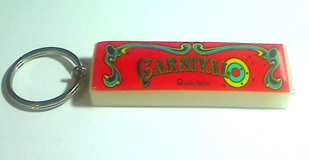 Carnival Arcade Marquee Coin Door accessory Keychain