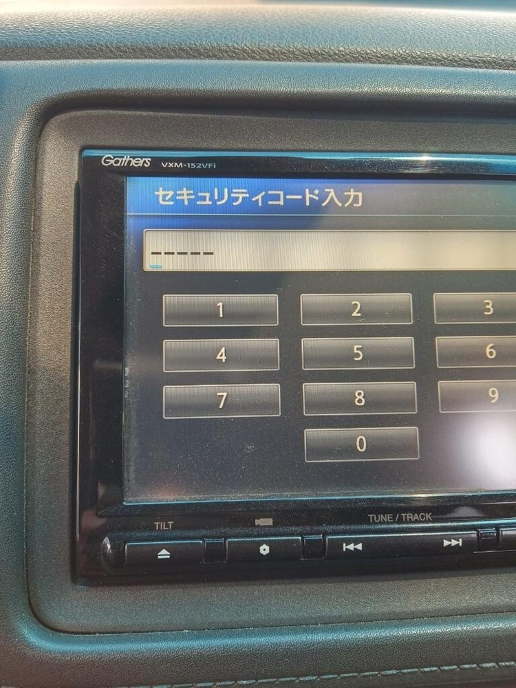 For Honda Gathers VXM-152VFi Unlock Code Password Unlock Theft Code