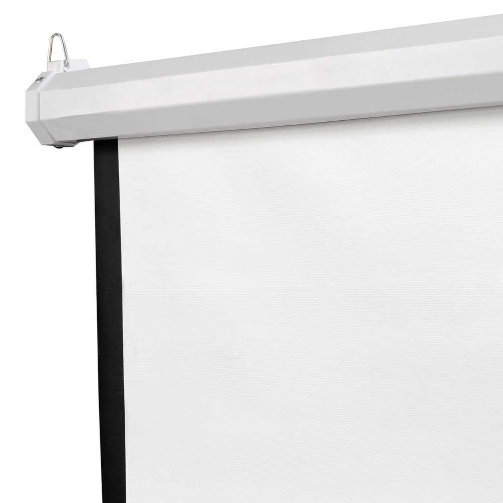 100" 16:9 Home Movie Manual Projection Screen Pull Down Projector Matte White
