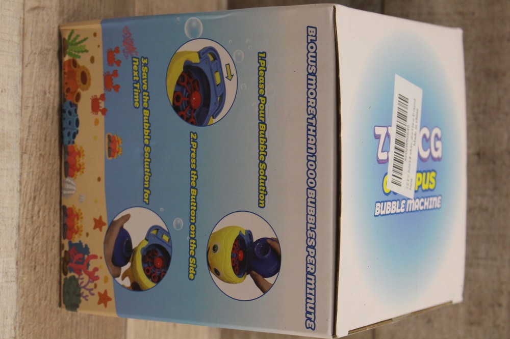 Wanna Bubbles Octopus Automatic Bubble Making Machine - Requires Batteries - New