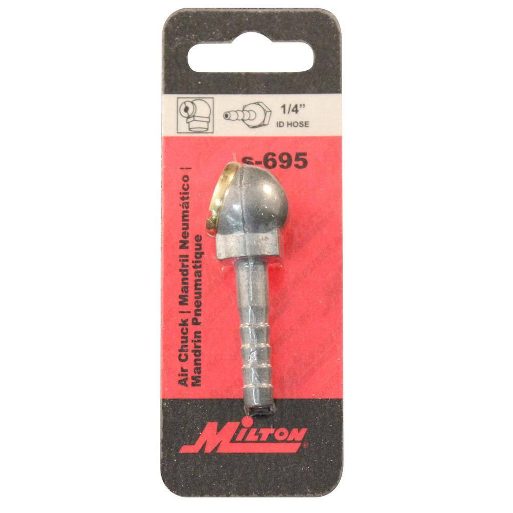 1/4 in. ID Hose Barb Single Head Air Chuck